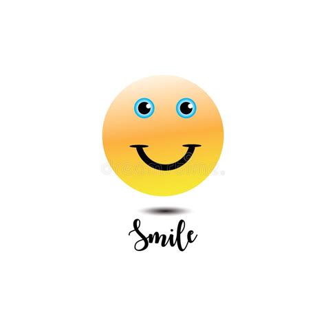 Smile Emoticon Logo Vector Template Design Stock Vector Illustration