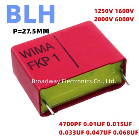 Pcs Wima Red Fkp Mm Film Capacitor Hi Fi Audio P V V