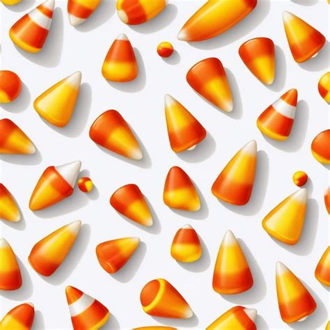 Candy Corn vector set white background isolated a high | Premium AI ...
