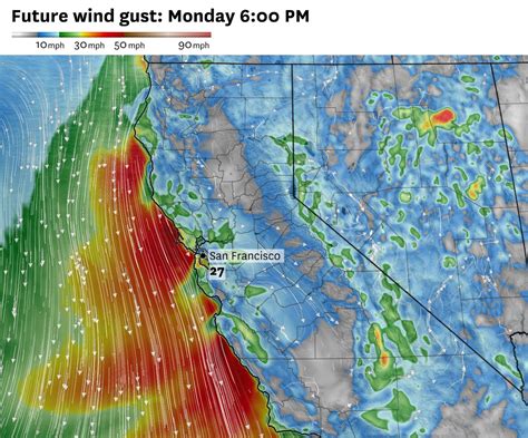 Bay Area weather forecast: Cold front brings gusty wind to cities