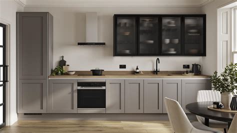 Chilcomb Mushroom Handleless Kitchen Kitchens Howdens