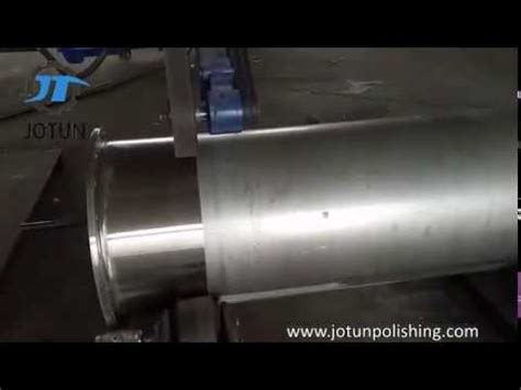 Stainless Steel Tank Shell Buffing Machine From China Jotun Tank Shell