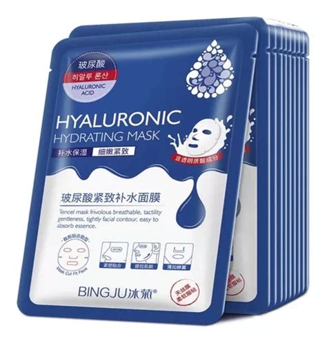 Mascarilla Ácido Hialurónico Hidratante Blanqueadora Coreana Cuotas