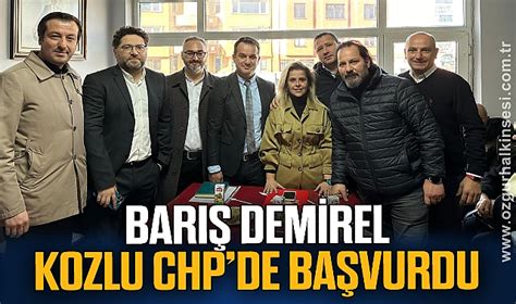 Bar Demirel Kozlu Chp De Ba Vurdu Kozlu Zonguldak Haberleri Zg R