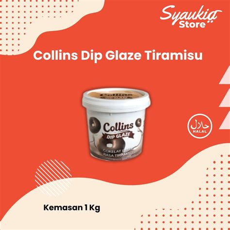 Jual Collins Dip Glaze Tiramisu 1KG Cokelat Pasta Rasa Tiramisu Collins