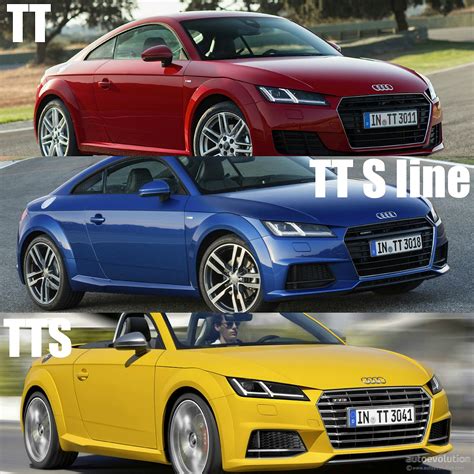 Audi Tt Tt S Line And Tts How To Tell Them Apart Autoevolution