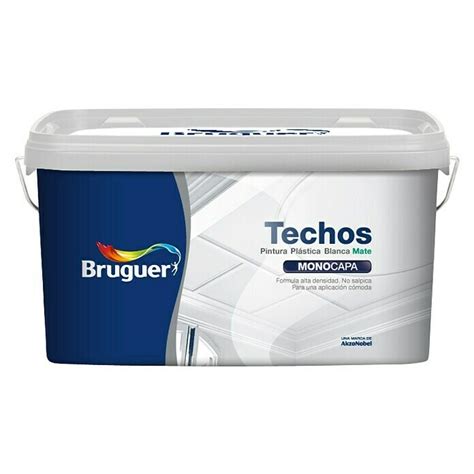 Bruguer Pintura Para Paredes Para Techos Blanco Mate 2 5 L BAUHAUS