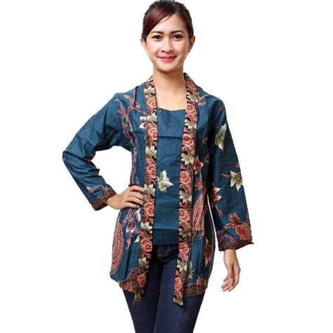 Model Baju Batik Wanita Kombinasi Yang Mempesona Model Baju