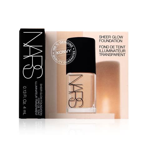 Nars Sheer Glow Foundation 4ml Light2 Mont Blanc Konvy Officialshop