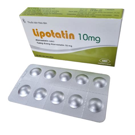 Lipotatin 10mg Hộp 30 Viên Nén Bao Phim Mebiphar