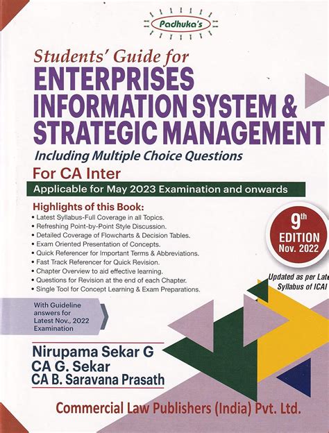 Buy Students Guide For Enterprise Information Systems Strategic