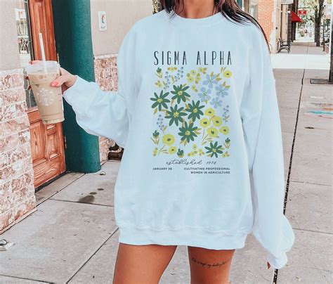 Sigma Alpha Flower Market Poster Shirt, Sigma Alpha Hoodie, Sigma Alpha ...