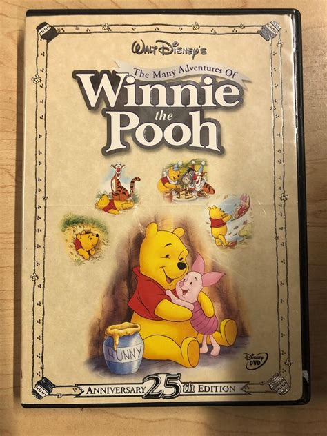 The Many Adventures Of Winnie The Pooh Dvd Disney 1977 J0806