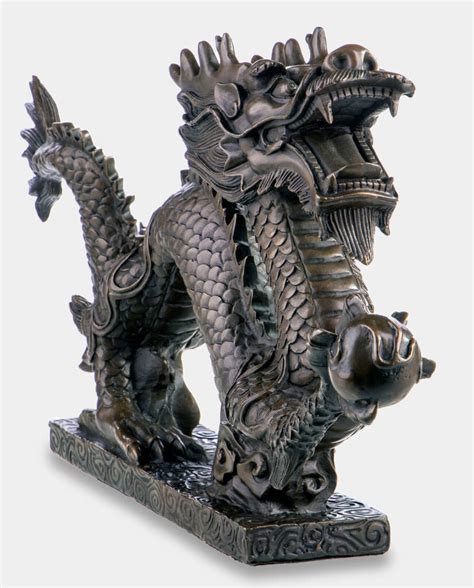 Chinese Dragon Bronze Sculpture