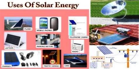 Uses Of Solar Energy - Assignment Point