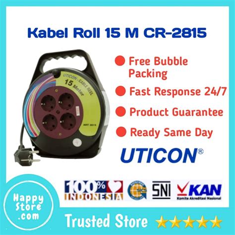 Jual Uticon Kabel Roll 15 Meter Cr 2815 Shopee Indonesia