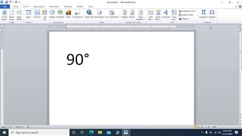 How To Insert Degree In MS Word Step By Step Guide With Technical