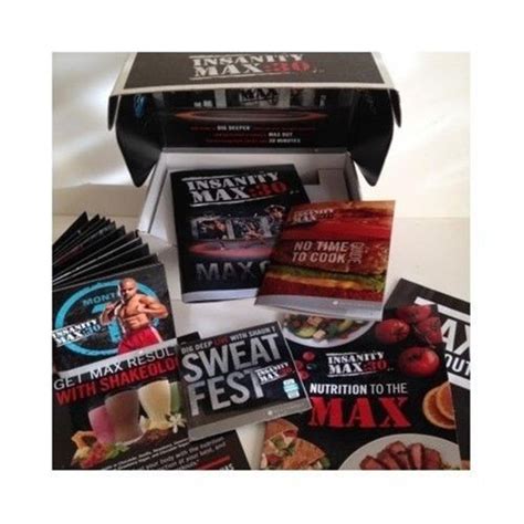 Buy Insanity Max 3o Workout Shaun T 13 Dvd Set Base Kit Free Shipping