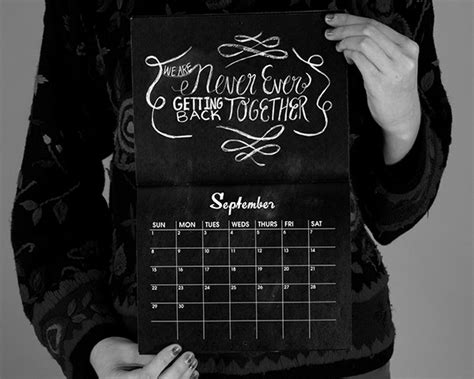 Chalkboard Calendar on Behance