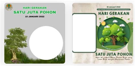 Link Twibbon Hari Gerakan Satu Juta Pohon Cocok Untuk Dibagikan