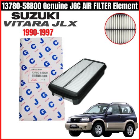 13780 58B00 Genuine JGC AIR FILTER Element For Suzuki Vitara JLX 1990