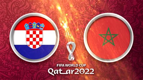 Kroatien Marokko Fifa World Cup Qatar Kleines Finale K