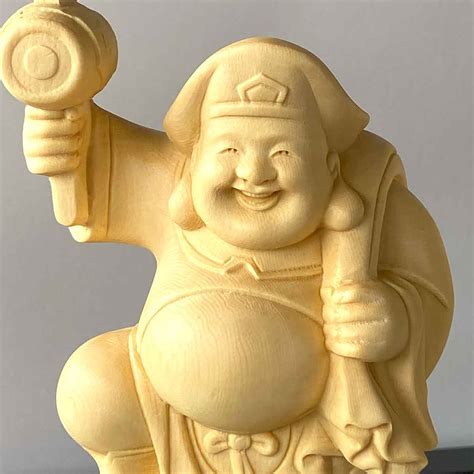 楽天市場大黒天 大黒様 恵比寿様 恵比寿天 15cm 商売繁盛 神棚 七福神 金運 財運 木彫り 縁起物 贈り物 ギフト 神具 セット