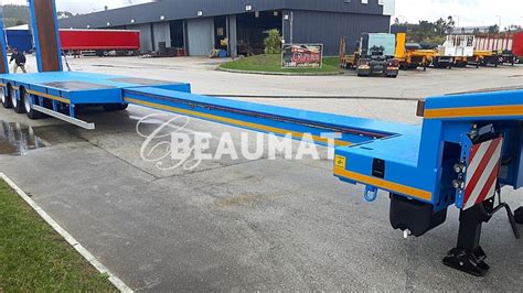 Semi Remorque Porte Engins Extensible Fabrication Europ Enne Beaumat Fr