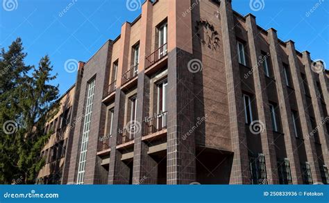 Town Hall In Area Of Huta Stalowa Wola In Poland Stock Footage Video