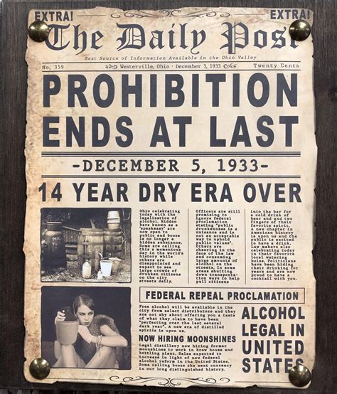 Prohibition Era Sign Pistol Petes Ph