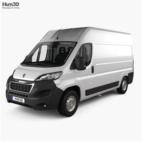 Peugeot Boxer L2H2 With HQ Interior 2014 3D Model Vehicles On Hum3D