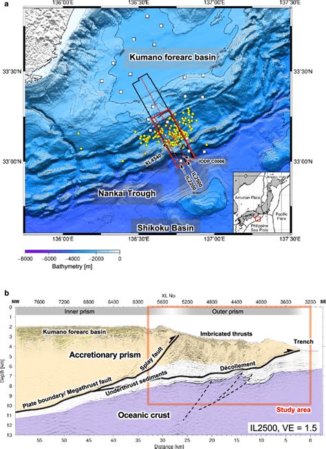 Overview Of The 3D Seismic Survey Area And The Distribution Of VLFEs In