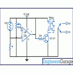 Automatic Night Light Circuit Diagram Image