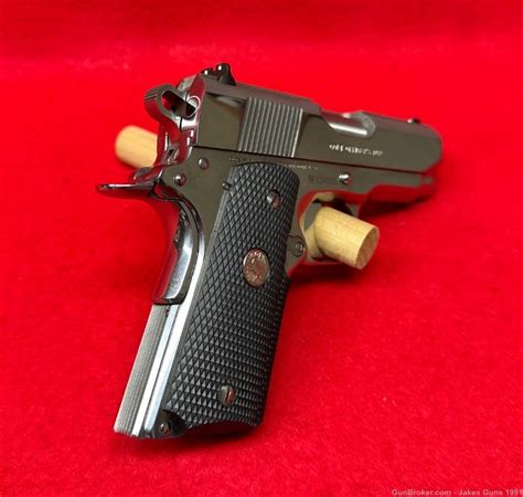 Colt Officers Mk Iv 45 Acp Pistol In Box Unfired Bright Stainless 1995 Semi Auto Pistols At