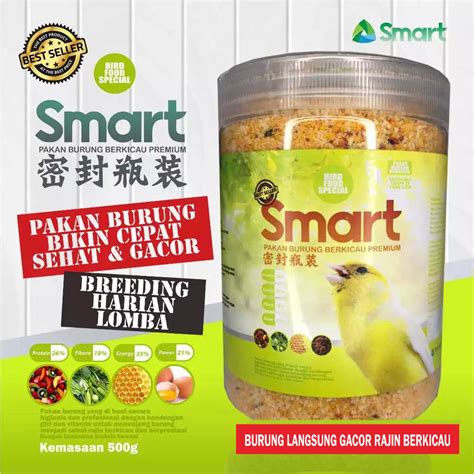 Jual PAKAN KENARI FINCH LOMBA HARIAN BREEDING EGG FOOD DRY SMART