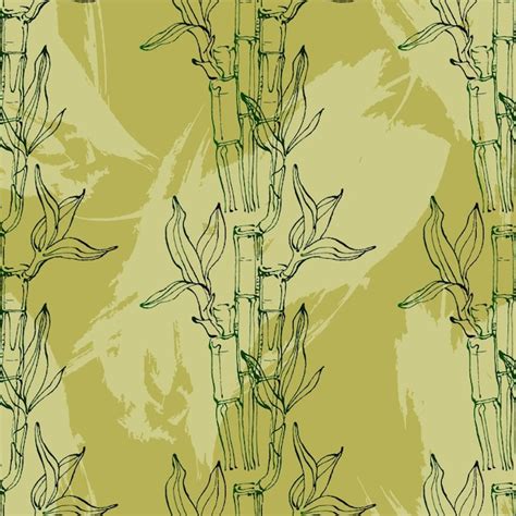 Premium Vector Seamless Pattern Of Bamboo