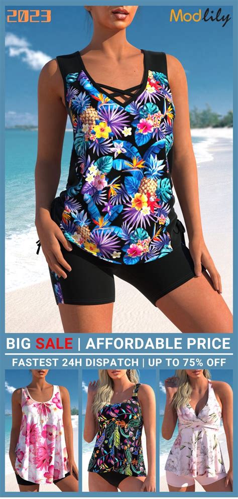 For All Body Types Floral Swimsuits For Women