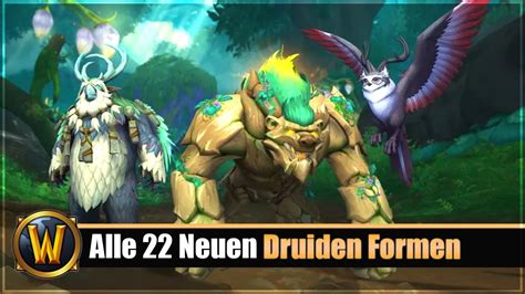 Guide Alle Neuen Druiden Formen Aus Patch Youtube