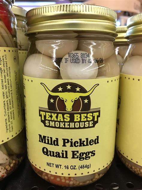 Mild Pickled Quail Eggs 16oz – TexasBestShop