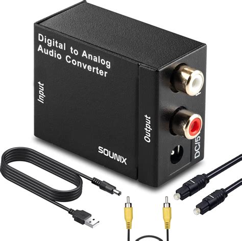 Sounix Digitaal Naar Analoog Audio Converter DAC 192 KHz Met