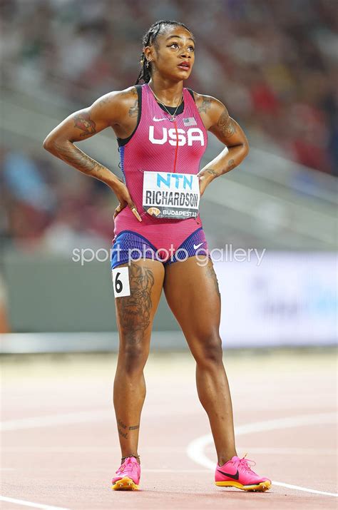 Sha'Carri Richardson USA 100m World Champion Budapest 2023 Images ...