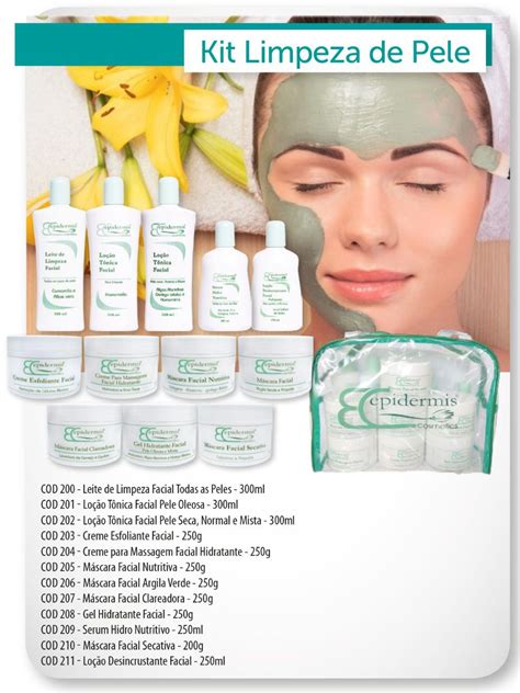 Kit Limpeza De Pele Profissional Epidermis Cosmetics Epidermis Cosmetics