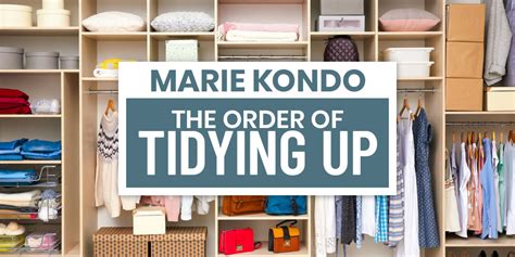 The Best Order To Tidy Up According To Marie Kondo The Tiny Life