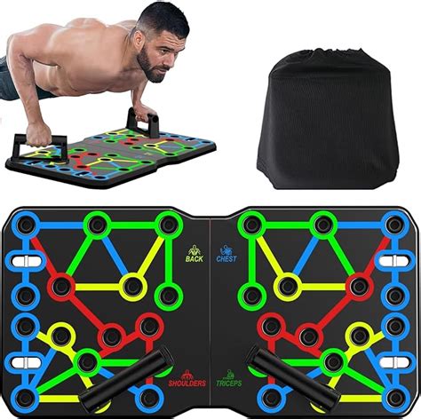 Aerlang Push Up Board Large Pushups Portable Multi Function Foldable