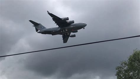 Red Bull Air Race 2018 Budapest Boeing C17 Globemaster III Low Fly