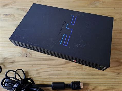 Sony Playstation Ps Fat Schwarz Scph Mit Kabeln Kaufen Auf