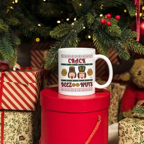 Deez Nuts Funny Christmas Mug Best Holiday T T For Etsy