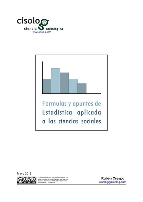 Solution F Rmulas Y Apuntes De Estad Stica Aplicada A Las Ciencias