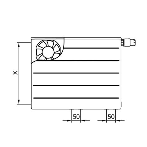 Kermi x flair Line Vplus Wärmepumpen Heizkörper Typ 22 605x1805x102 mm