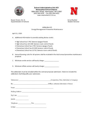 Fillable Online Page Of Rfp Rfq Tabulation Sheet Newmarket Fax